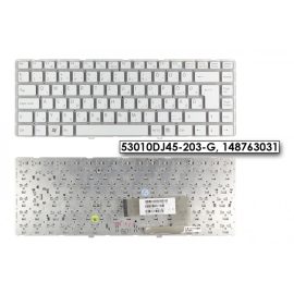   Sony Vaio VGN-NW11, VGN-NW12, VGN-NW25 gyári új fehér magyar billentyűzet, keret nélkül, 53010DJ45-203-G