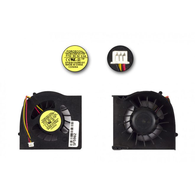 MSI EX700, GX700 gyári új hűtő ventilátor, beszerelési lehetőséggel, (DFS481305MC0T F732)