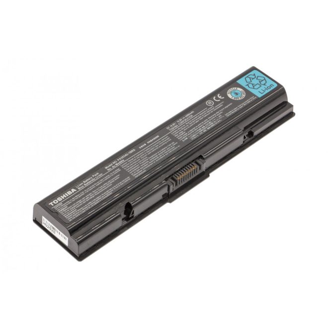 Toshiba Satellite A210 Laptop Akkumulátor, gyári új, 6 cellás (3620mAh)