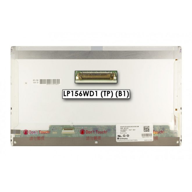 LG LP156WD1-TPB1 1600x900 eDP HD+ LED matt használt kijelző  