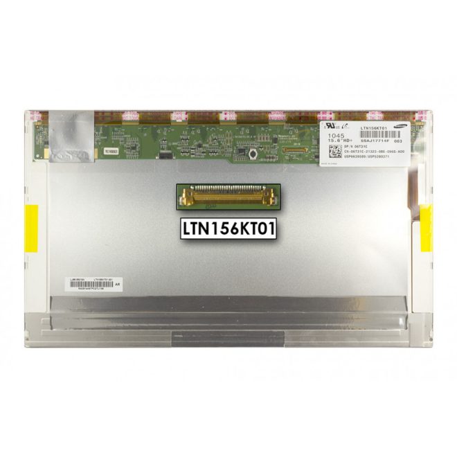 Samsung LTN156KT01 1600x900 használt WXGA++ LED matt kijelző (csatlakozó: 30 pin - bal)