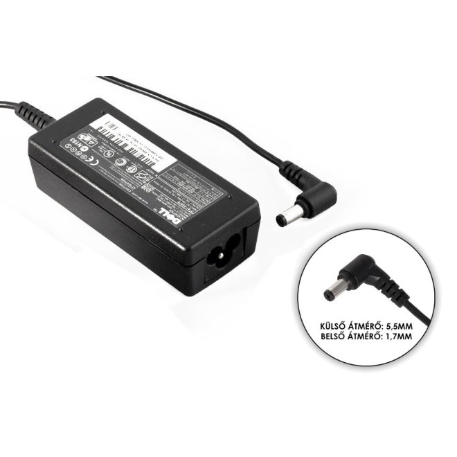 Dell Inspiron mini Mini 11z 19V1,58A 30W-os gyári új Laptop töltő