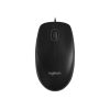 Logitech B100 USB fekete optikai vezetékes egér (910-003357)