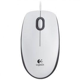   Logitech B100 USB fehér optikai vezetékes egér (910-003360)