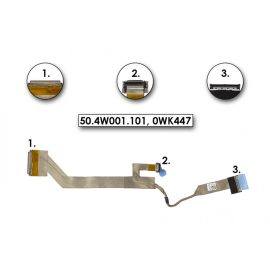   Dell Inspiron 1525,1526, Vostro 500 használt LCD  kábel, 50.4w001.101, 0WK447