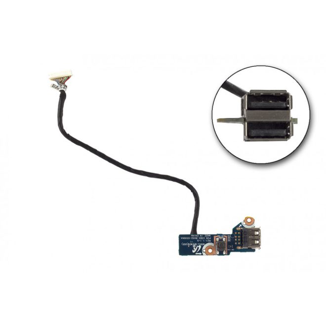 Samsung R528, R580, R590 használt bekapcsoló és USB panel kábellel, BA92-05996A
