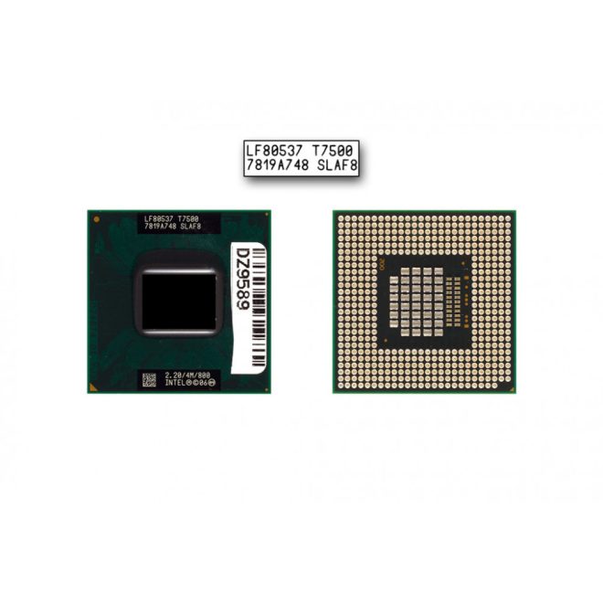 Intel Core 2 Duo T7500 2200MHz használt CPU (SLAF8)