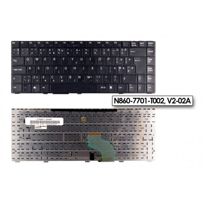 Sony Vaio VGN-SZ1M használt magyarított billentyűzet  (N860-7701-T002, V2-02A)