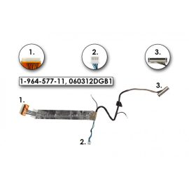   Sony Vaio VGN-SZ1M, SZ120P, SZ240  használt LCD kijelző kábel, 1-964-577-11