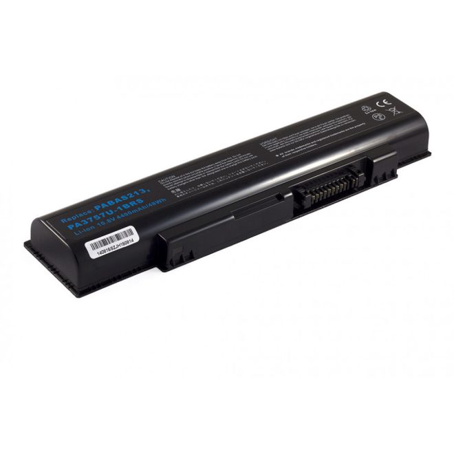 Toshiba Qosmio F60, F755 sorozat helyettesítő új 6 cellás 4400mAh akkumulátor (PA3757U-1BRS)
