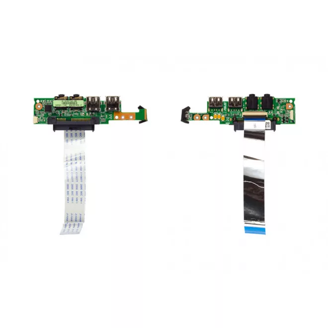 Asus Eee Pc 1001HA, 1005HA használt I/O, (USB, Audió és bekapcsoló) panel, 08G2035HA13C