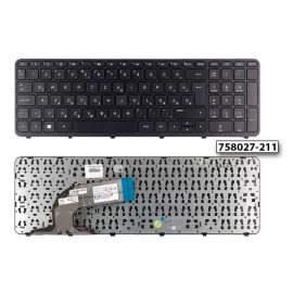 HP 355 G2 fekete magyar Laptop billentyűzet