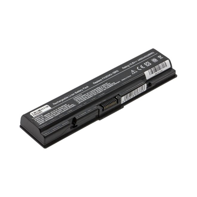 Toshiba Satellite A205 Laptop akkumulátor, új, gyárival megegyező minőségű helyettesítő, 6 cellás (4400mAh)