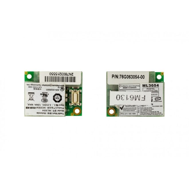 Fujitsu-Siemens Amilo xi2428, xi2528, xi2550, Pi2530, Pi2540, Pi2550, 2512, Pi2515, Pa2510, modem kártya, 76G063054-00