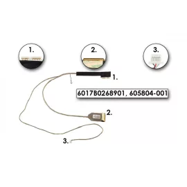   HP 420, 425, 620, 625 gyári új LCD kijelző kábel (6017B0268901)