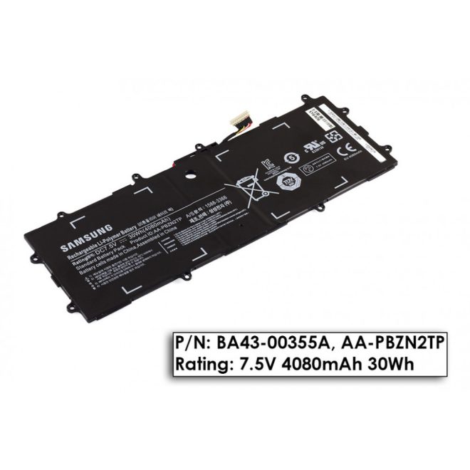 Samsung XE503C12 Laptop Akkumulátor, gyári új,  cellás (4080mAh)