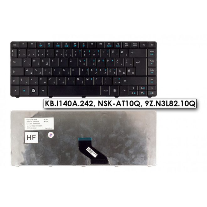 Acer Travelmate 8472 fekete magyar Laptop billentyűzet