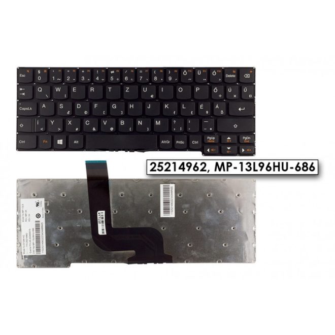 Lenovo IdeaPad Miix 2 10 fekete magyar Laptop billentyűzet