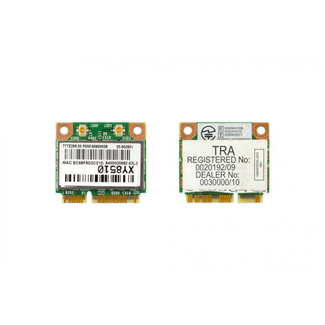 Broadcom BCM94313HMGB gyári új Mini PCI-e (half) WiFi N / Bluetooth kártya