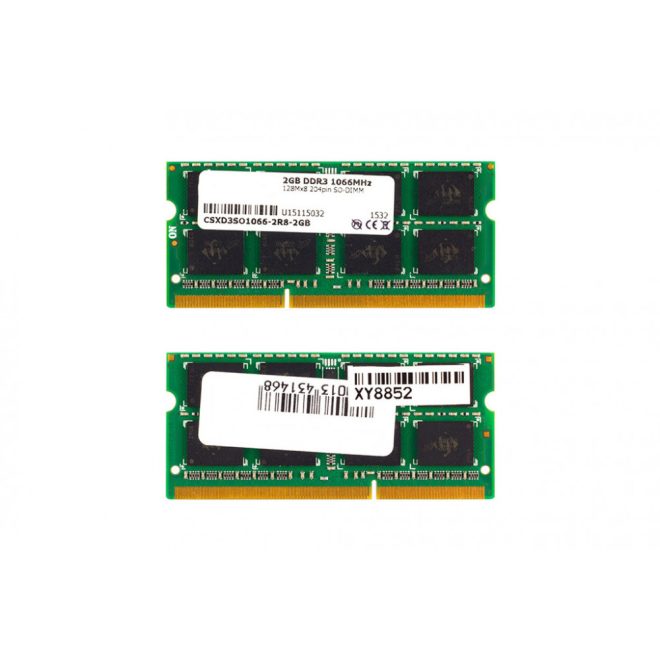 2GB DDR3 1066MHz laptop memória (CSXO-D3-SO-1066-2GB)