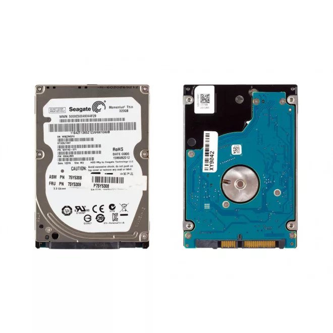 Seagate Momentus Thin 320GB SATA2 használt winchester (ST320LT007, 9ZV142-071)