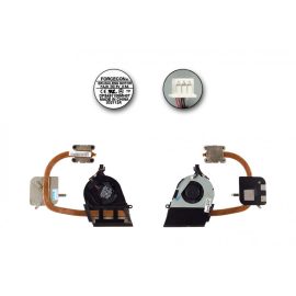   Toshiba Satellite L750, L750D használt hűtő modul (FCN3CBLETA0I20, DFS491105MH0T, FAJ9)