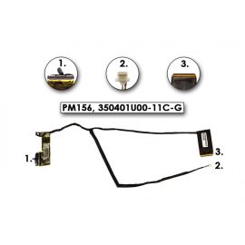   Compaq Presario CQ62, HP G62 használt LCD kábel (LED) (PM156, 350401U00-11C-G)