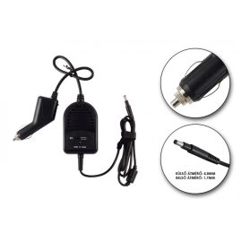   HP 19.5V 3.33A 65W (4,8mm-1,7mm kúpos jack) helyettesítő új autós töltő