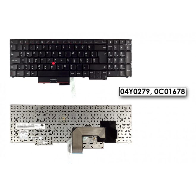 Lenovo ThinkPad Edge E530 fekete magyar Laptop billentyűzet