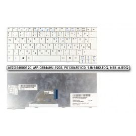 Acer Aspire ONE AOA150-Ab fehér magyar Laptop billentyűzet