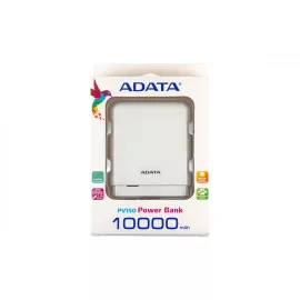   Adata fehér Power Bank 10000mAh tablet, telefon akkumulátor töltő, akkumulátor bank, PV150