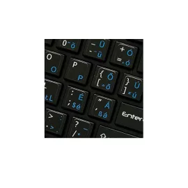   3M fekete kopásálló gyári minőségű magyar bevonat fehér betűvel, Lenovo IdeaPad , L-003