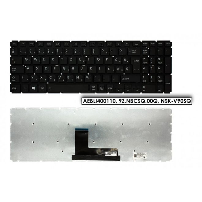 Toshiba Satellite L70-C fekete magyar Laptop billentyűzet