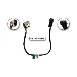   HP Envy 15-3000, 15T-3000 gyári új DC tápaljzat, DC-Jack (661679-302)