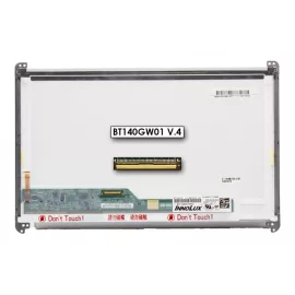   CHIMEI Innolux BT140GW01 V.4 használt fényes 14.0' HD (1366x768) LED kijelző (csatlakozó: 40 pin - bal alul)