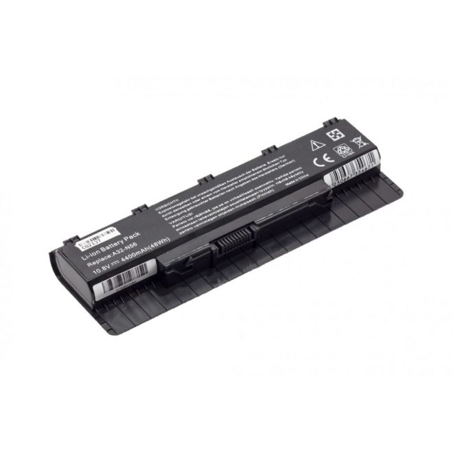Asus ROG G56JR Laptop Akkumulátor, új, gyárival megegyező minőségű helyettesítő, 6 cellás (4400mAh)