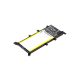 Asus X555 X555LD Laptop akkumulátor, gyári új, 2 cellás (4775mAh)