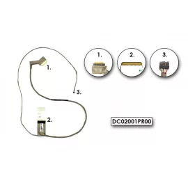   Lenovo IdeaPad G500, G505, G510 gyári új LCD kábel (discrete) (DC02001PR00)
