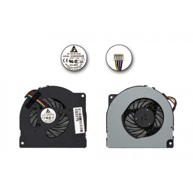 Asus A42JR, K42JV gyári új hűtő ventilátor, beszerelési lehetőséggel, (KSB0505HB 9J93)