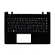 Acer Aspire E5-411 fekete magyar Laptop billentyűzet