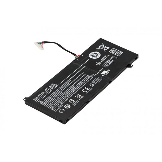 Acer Aspire VX5-591G Laptop Akkumulátor, gyári új, 3 cellás (4465mAh)