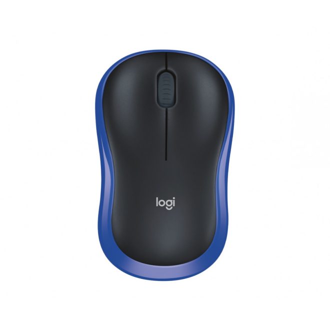 Logitech m185 USB kék-fekete optikai vezeték nélküli egér (910-002239)