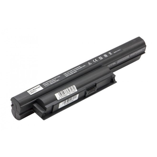 Sony VPC VPC-EE Laptop Akkumulátor, új, gyárival megegyező minőségű helyettesítő, 9 cellás (6600mAh)