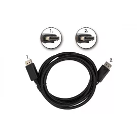   Display Port összekötő kábel, 2 méter Male/Male, KKTMDPDP02