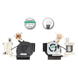   Lenovo ThinkPad Edge E431, E440, E531, E540 gyári új (discrete) komplett hűtés, beszerelési lehetőséggel, (SH40G74745, 00JT207)