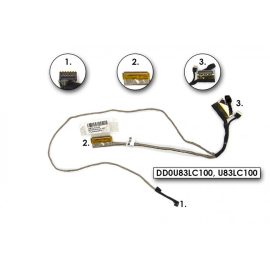   HP Pavilion 14-N0, 14-N2 használt LCD kijelző kábel (14') (DD0U83LC100)