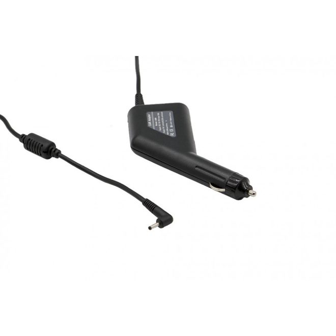 Samsung 19V 1.58/2.05/2.10A 40W UltraBook helyettesítő új autós töltő (3x1mm és USB (5V 1.5A) csatlakozóval)