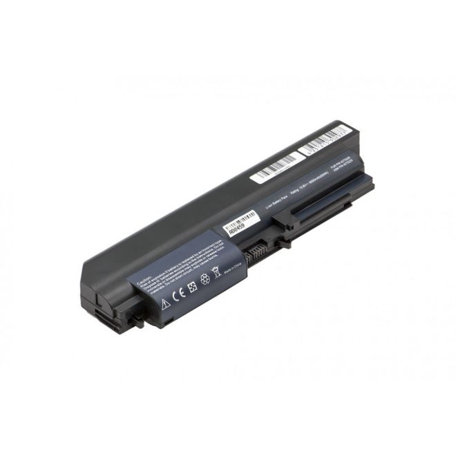 Lenovo ThinkPad T400 Laptop Akkumulátor, új, gyárival megegyező minőségű helyettesítő, 9 cellás (6000mAh)