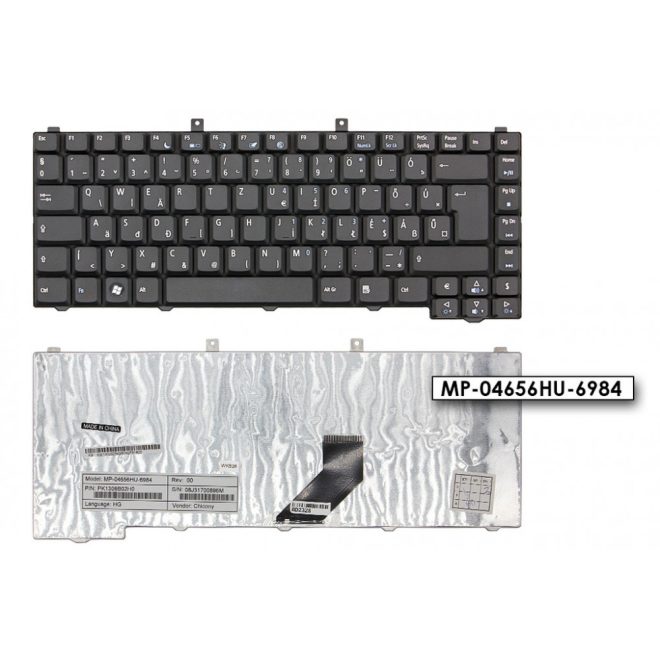 Acer Extensa 5200 fekete magyar Laptop billentyűzet