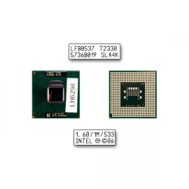 Intel Dual Core T2330 1600MHz használt CPU (SLA4K)
